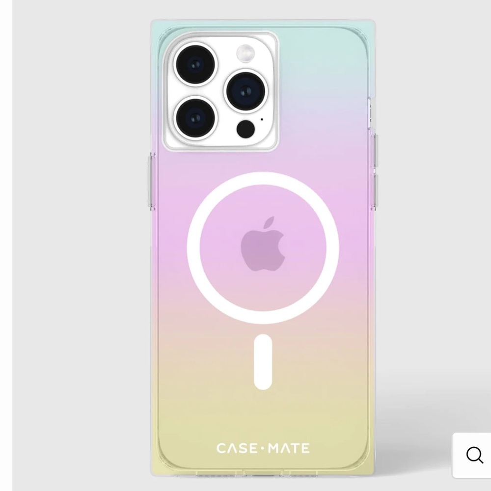 NWT Case-Mate Iridescent Rainbow BLOX MagSafe case for iPhone 15 Pro Max
